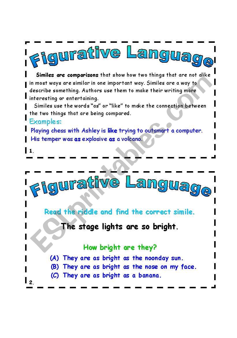 Figurative Language Task Cards (1)