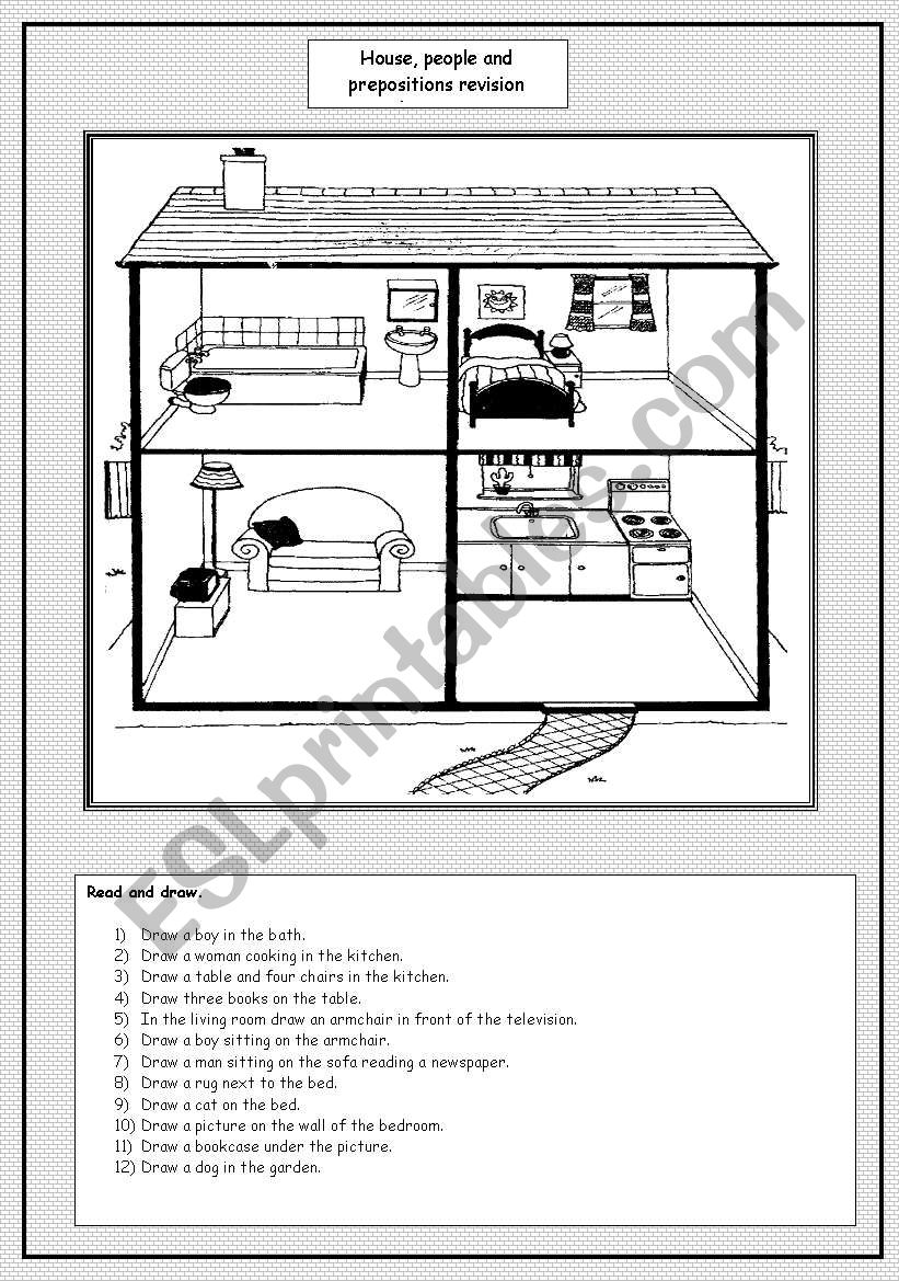 House, people and prepositions revision.