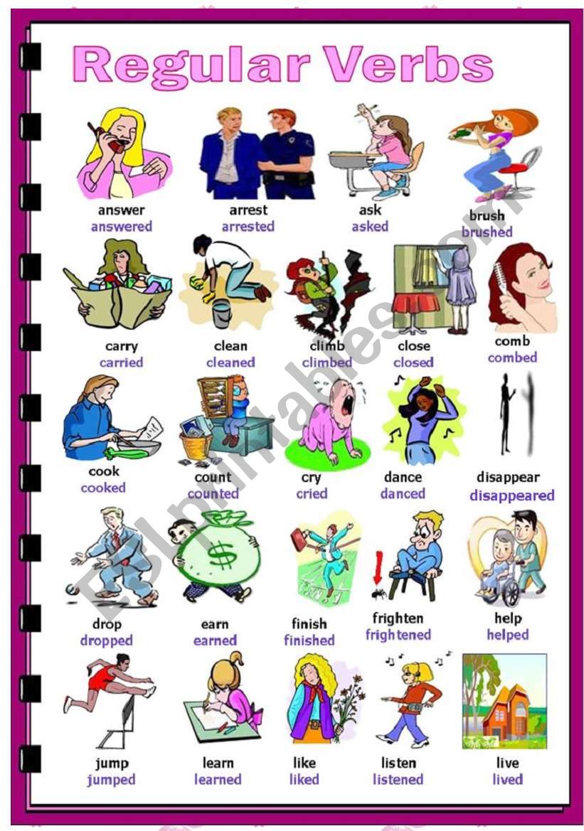 Past Simple - regular Verbs (1/1)