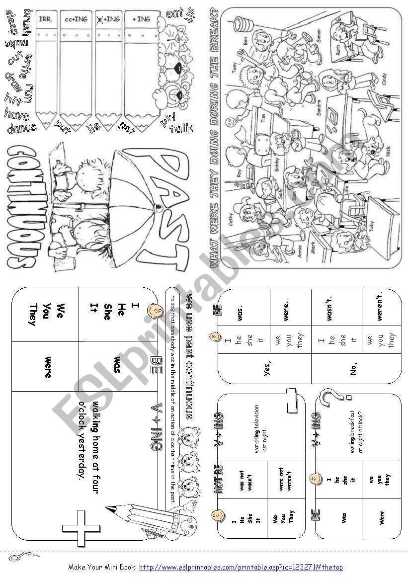 Past Continuous (Mini Grammar Book)