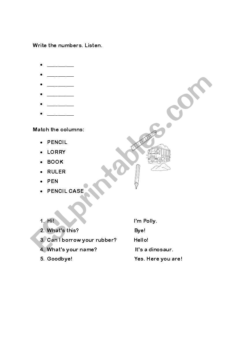 Review Oxford worksheet