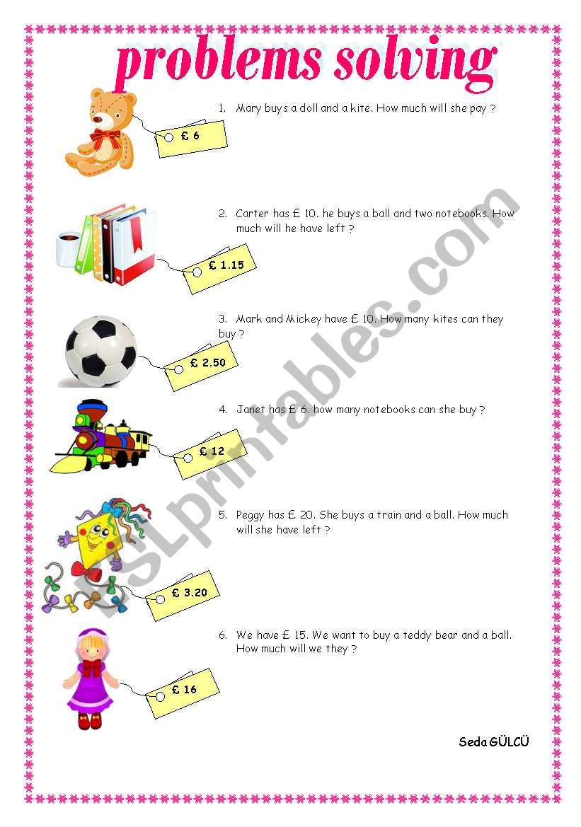 problem solving games esl