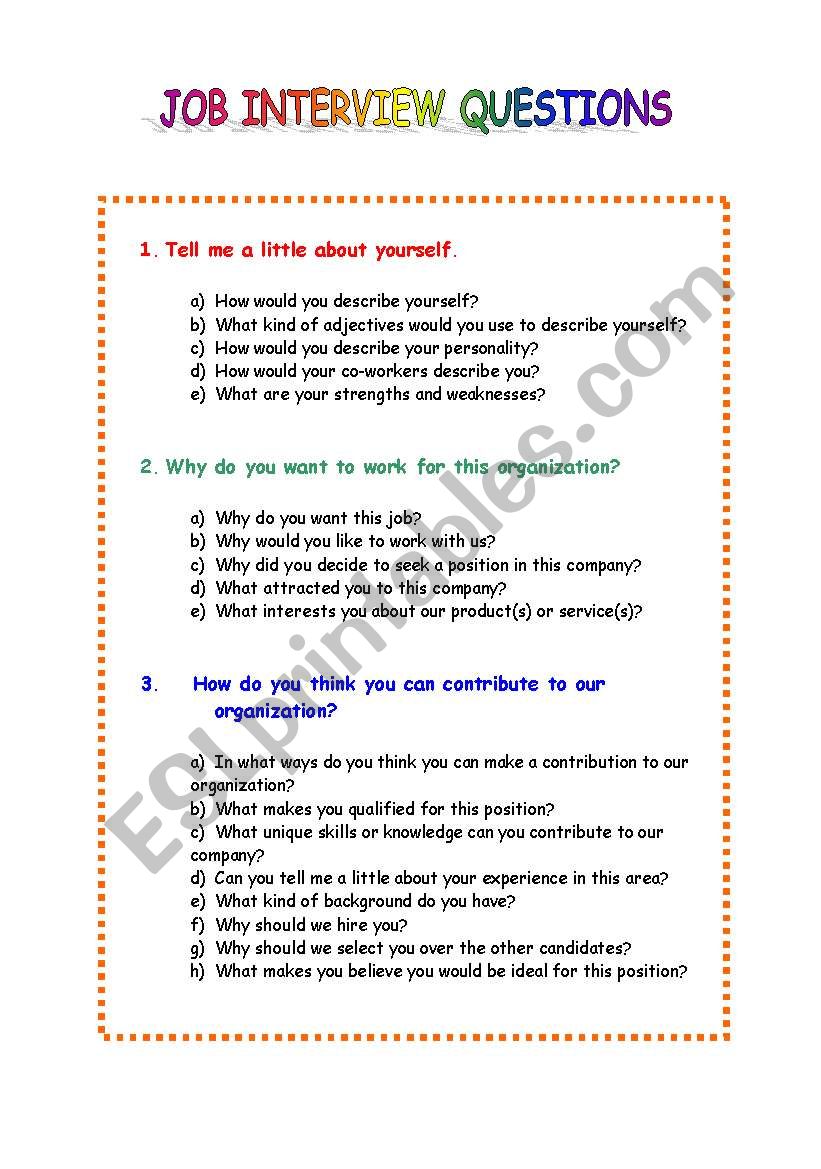 How to prepare for a job interview - PART 2