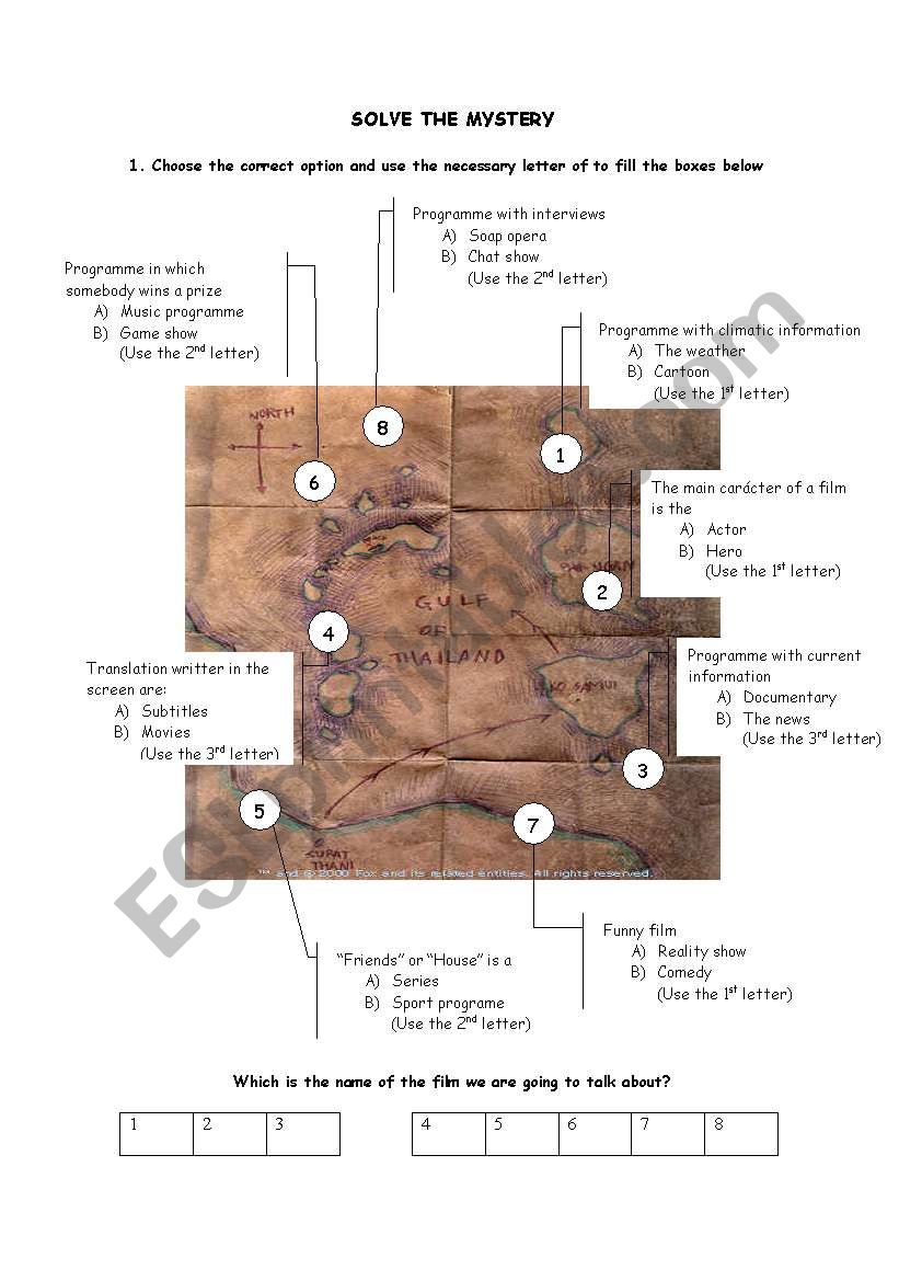 solve the mystery worksheet