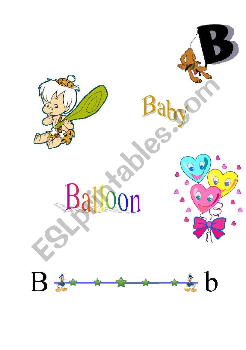 letter Bb worksheet