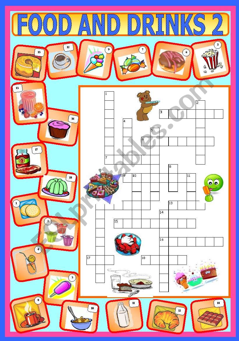 Food and Drinks 2 worksheet