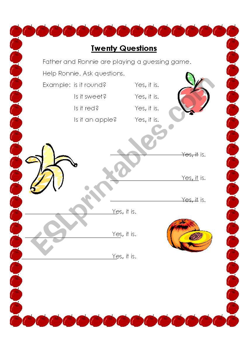 question form of the verb to be