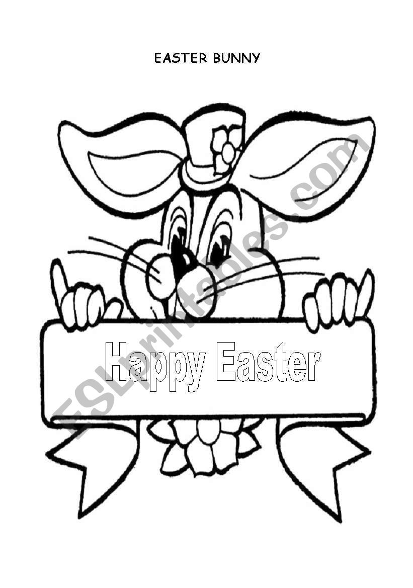 Easter Bunny worksheet