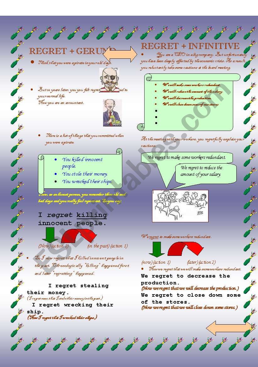 Gerund / Infinitive (2) worksheet