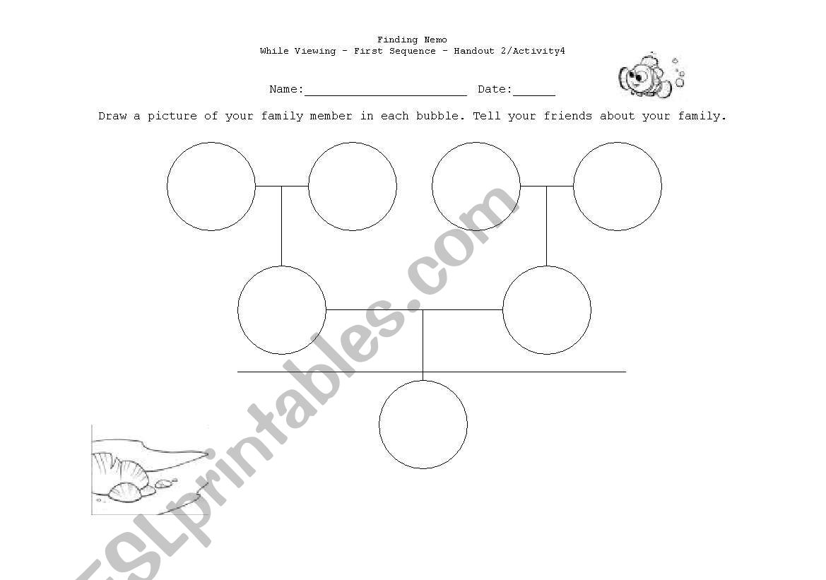 Family Tree worksheet