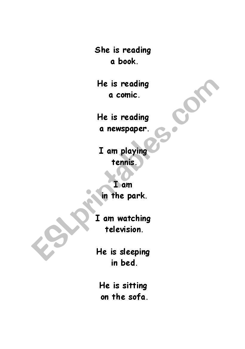 verbs worksheet