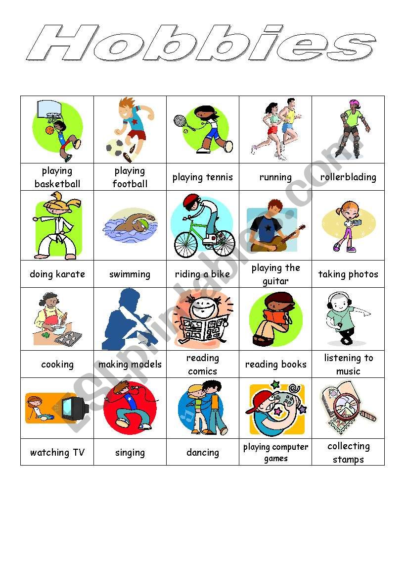 hobbies-pictionary-esl-worksheet-by-winky2