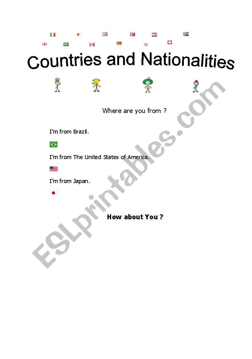 Countries and Nationalities - part 1