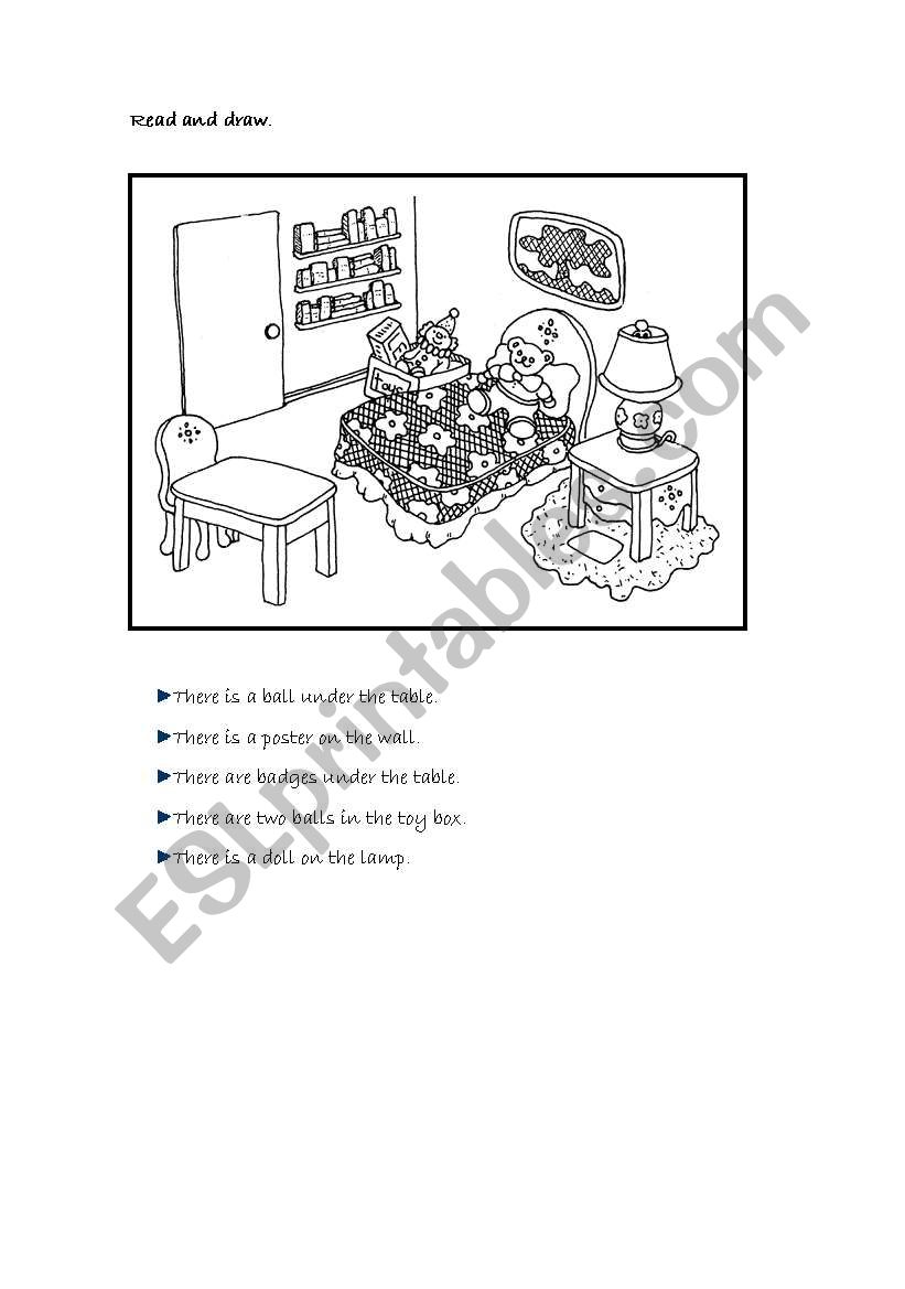 Preposition worksheet