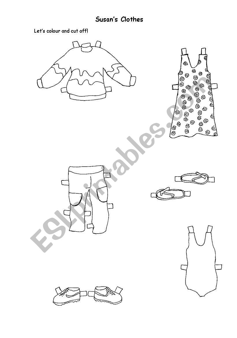 Dress up Worksheet (2/3) worksheet