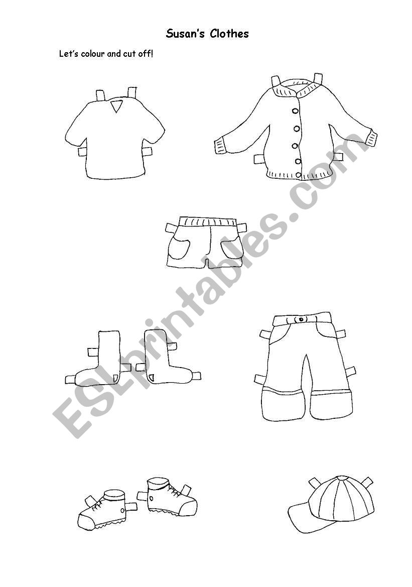 Dress up Worksheet (3/3) worksheet