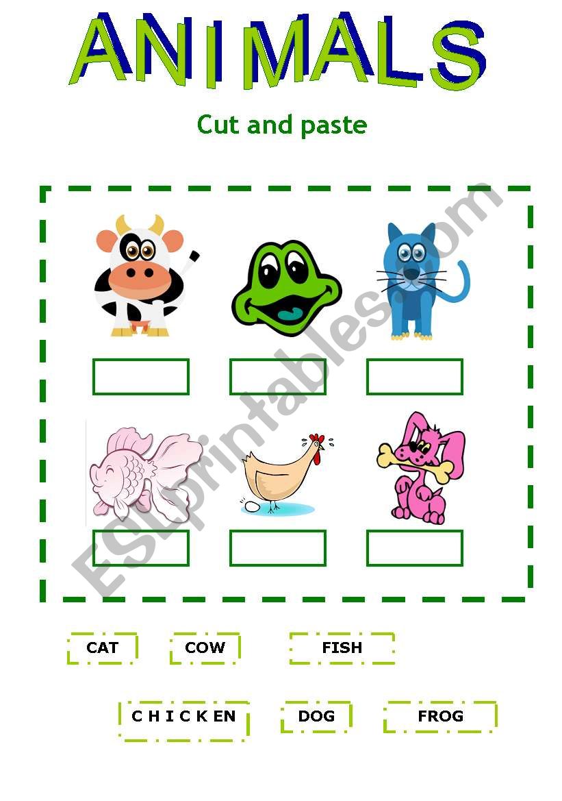 Animals 1 worksheet