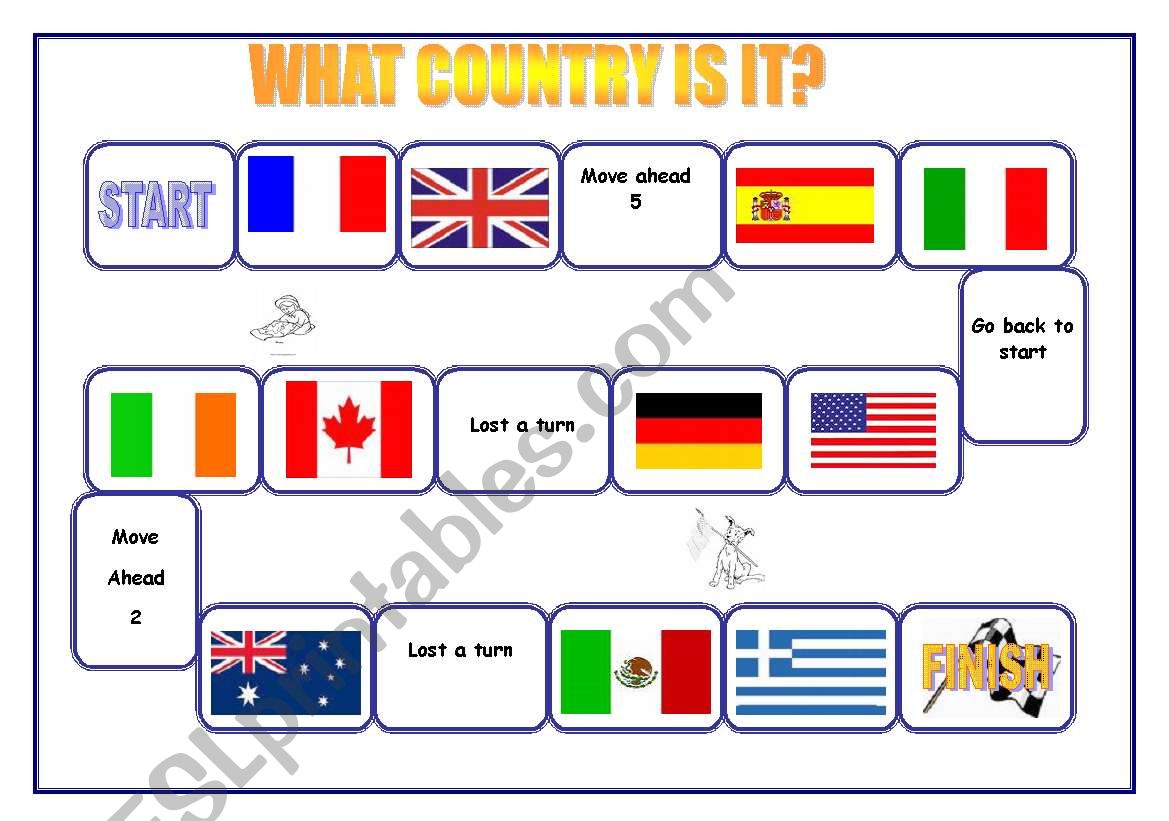 What country is it? worksheet