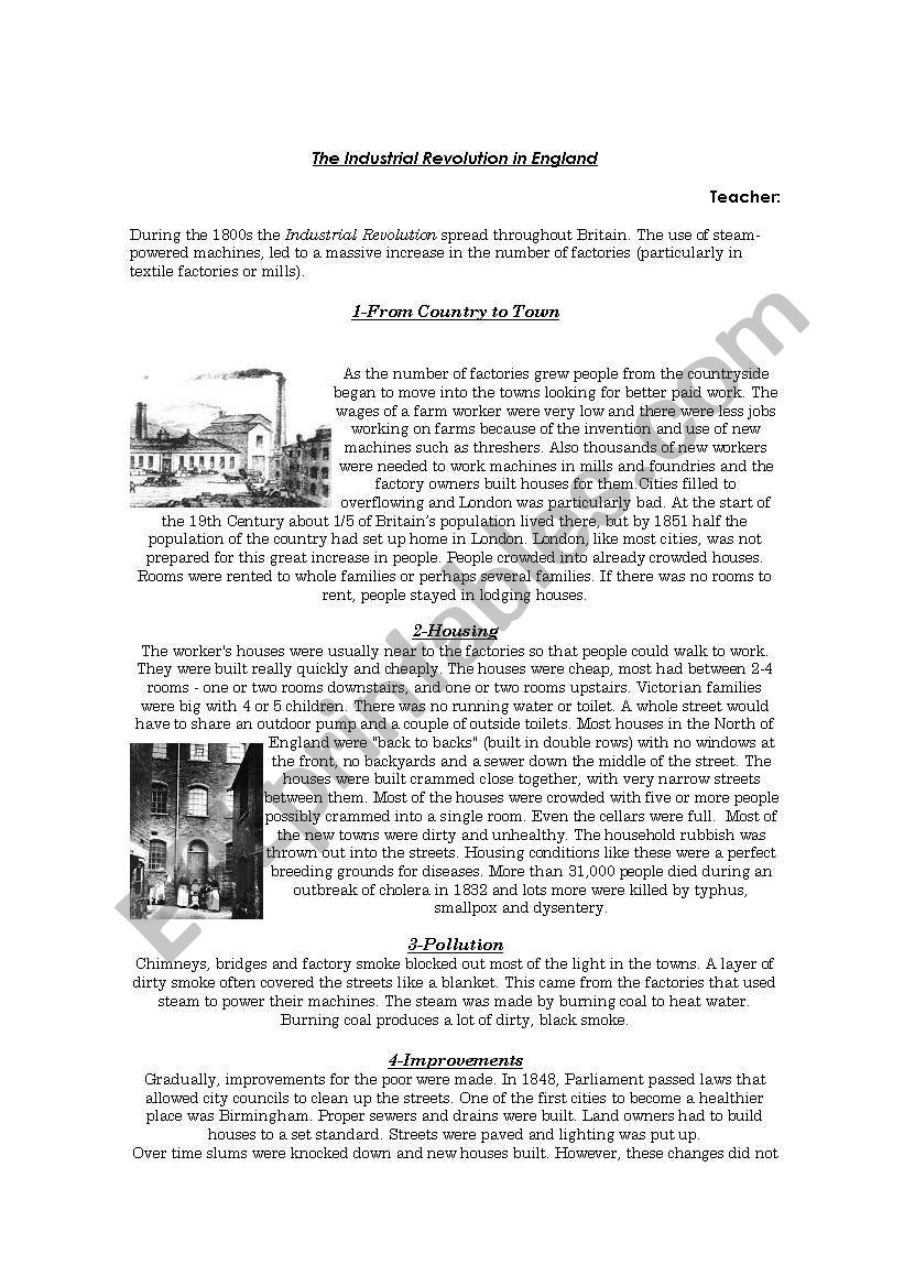 Victorian age 2 worksheet