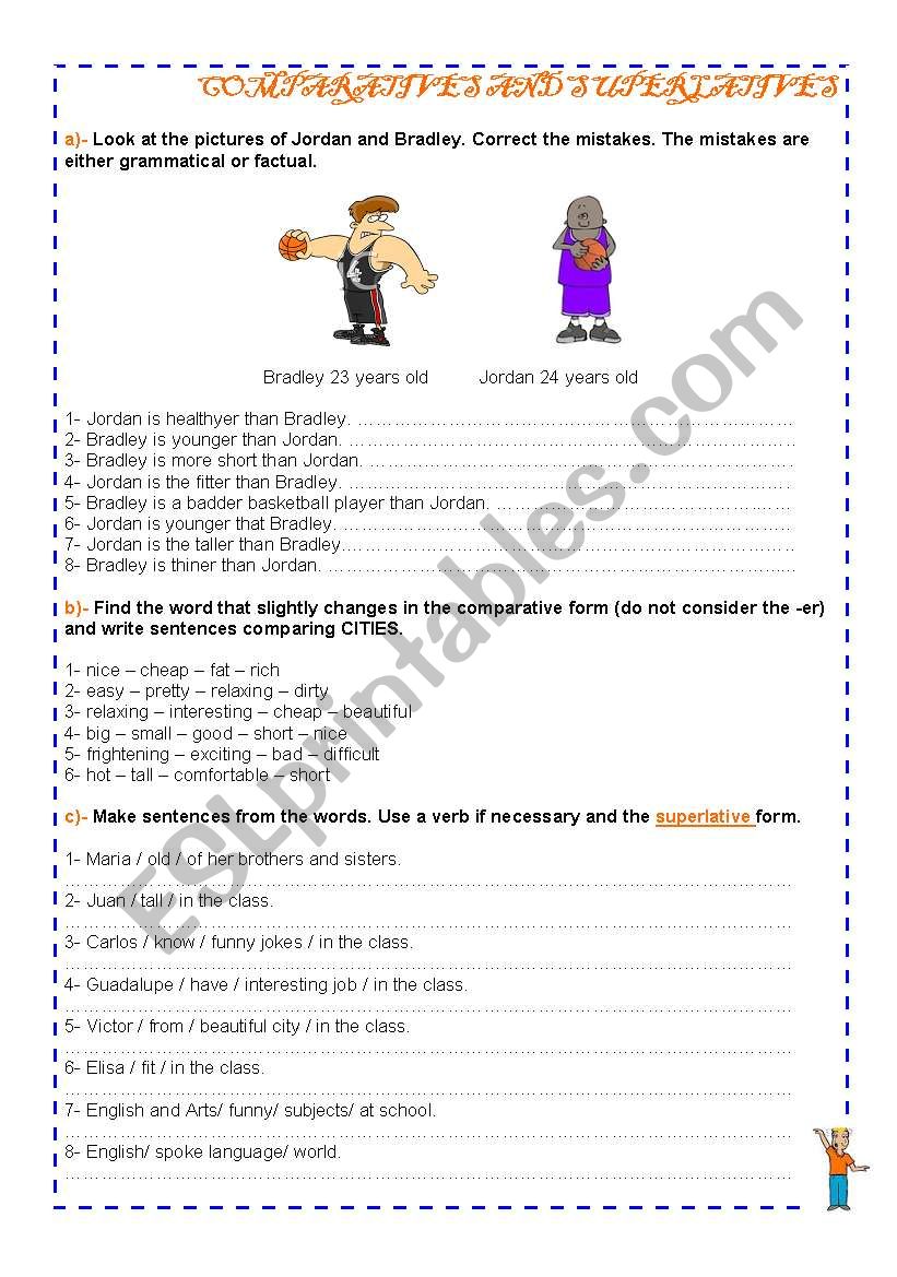 Comparatives and Superlatives 