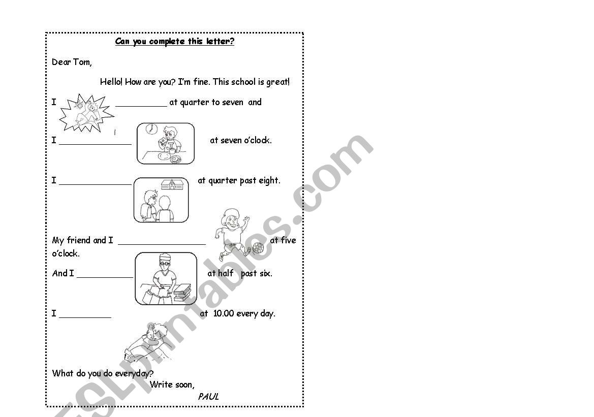 SIMPLE PRESENT ACTIVITY  worksheet