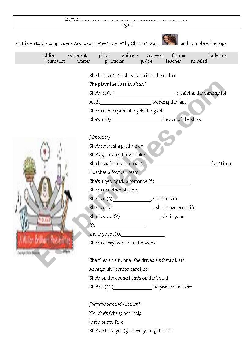 jobs worksheet