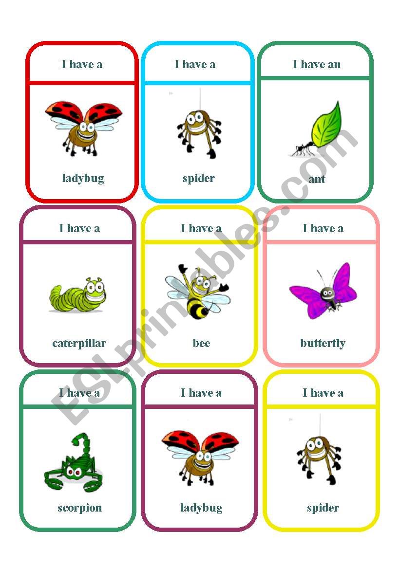 Speaking Card Game worksheet