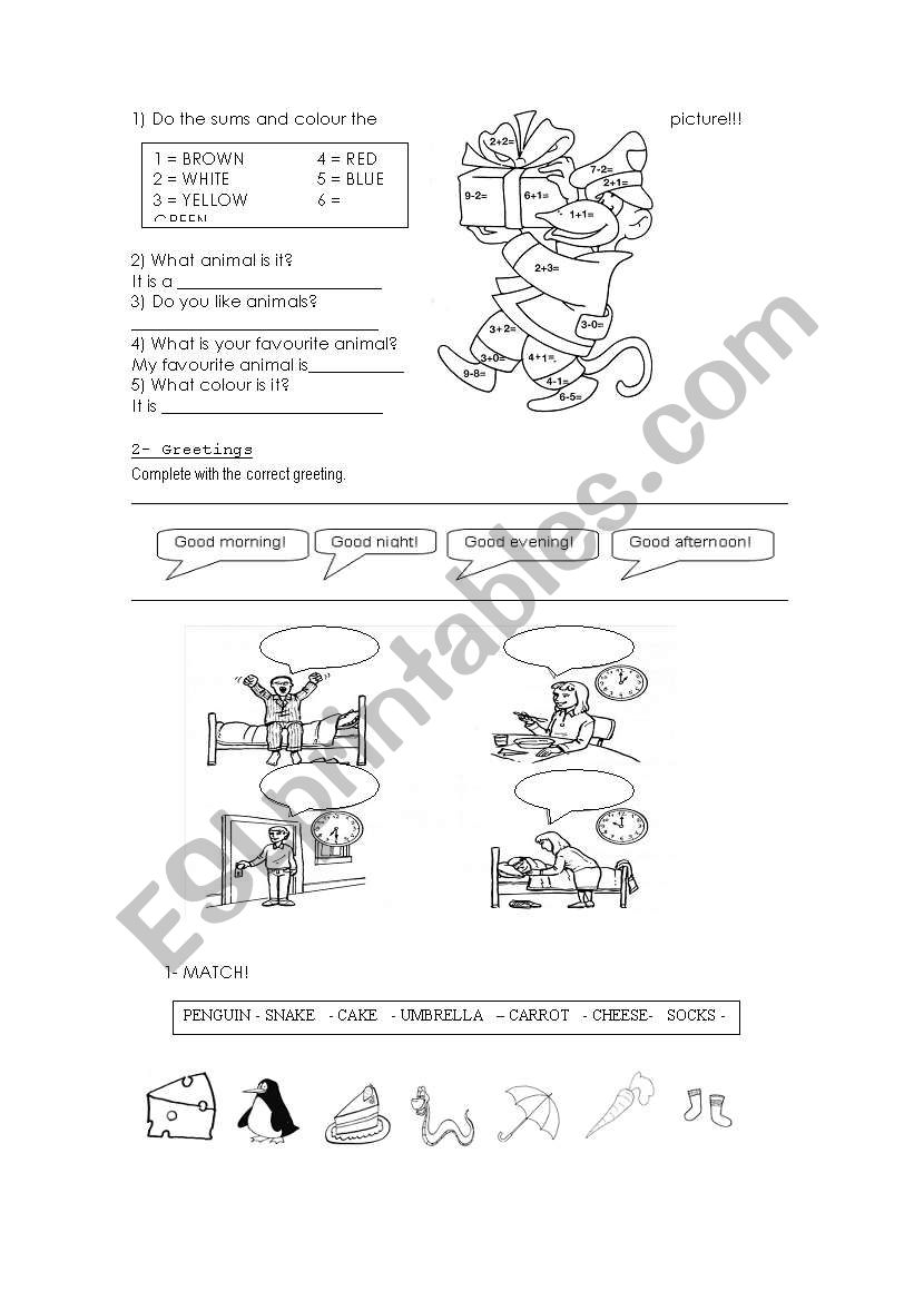 Test worksheet