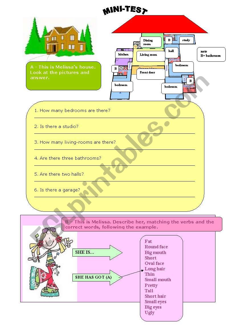 MINI-TEST worksheet