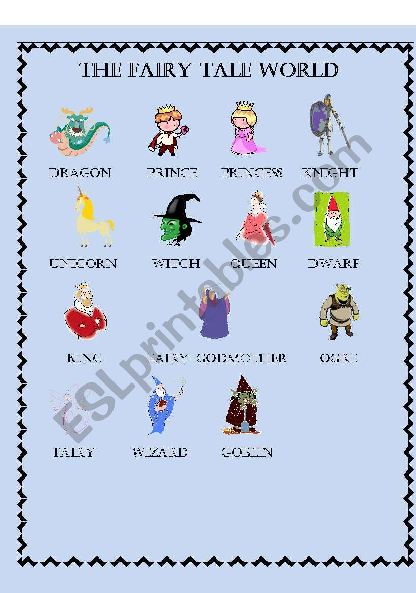 Fairy Tales worksheet