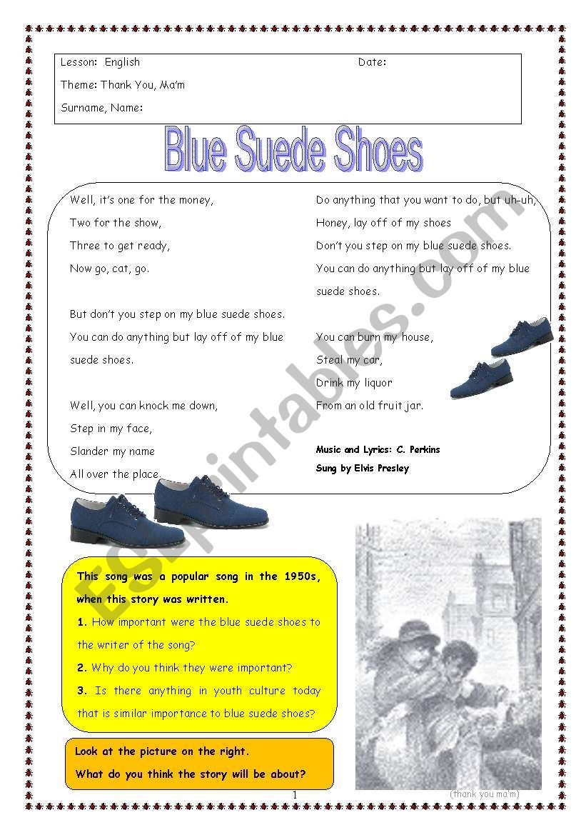 Thank You, MaÂ´m by Langston Hughes