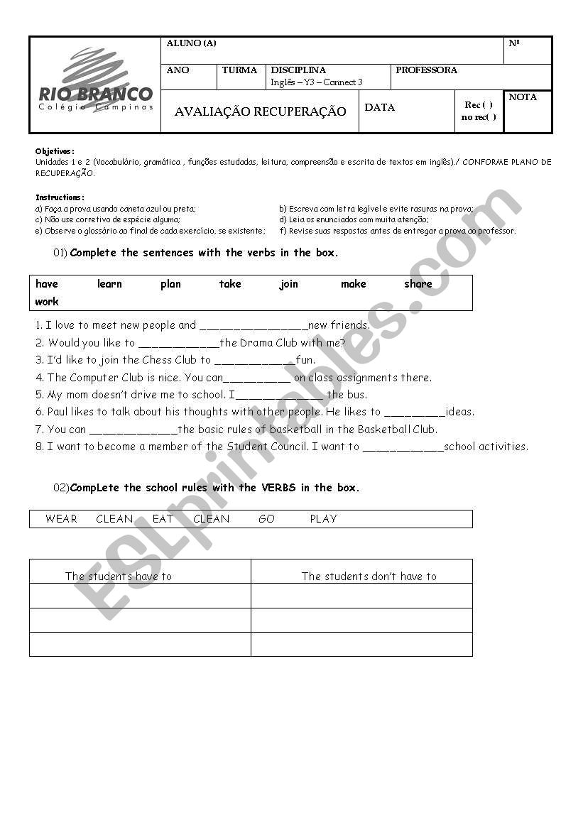 exercises preintermediate worksheet
