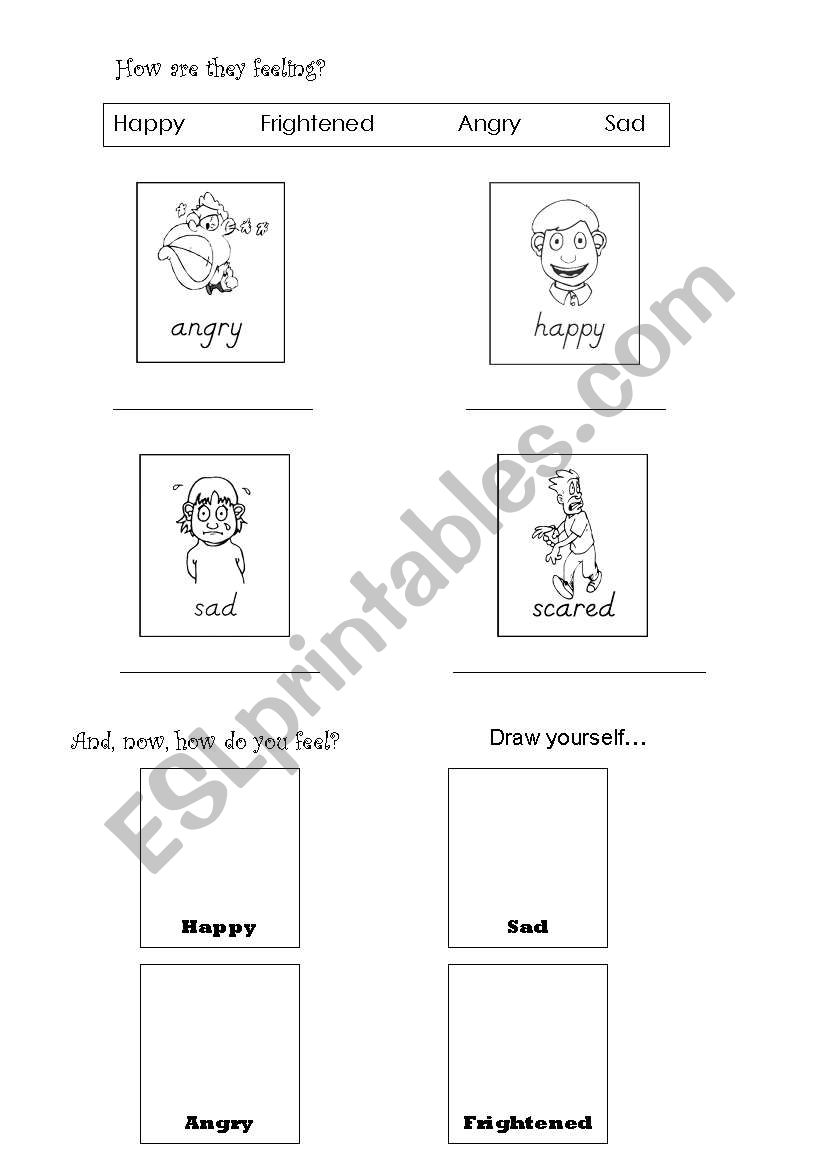 feelings worksheet