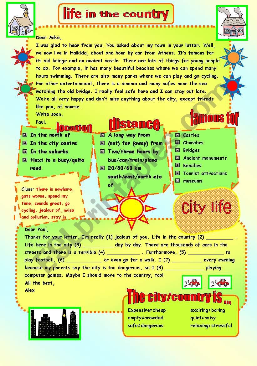 Life in my country. City Life or Country Life. Задание Cities and Country. City Country Worksheets. Town and Country английский.