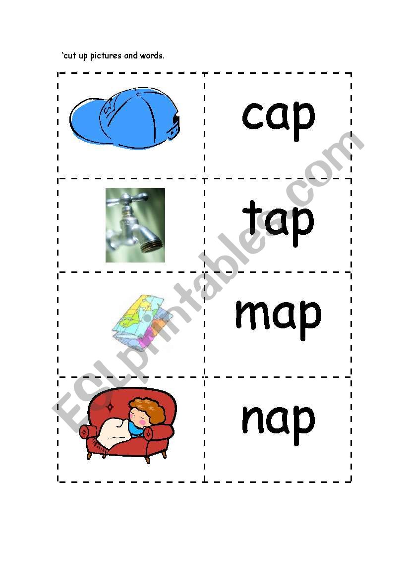 Phonics: ap words worksheet