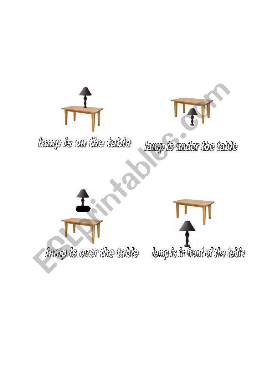prepositions worksheet