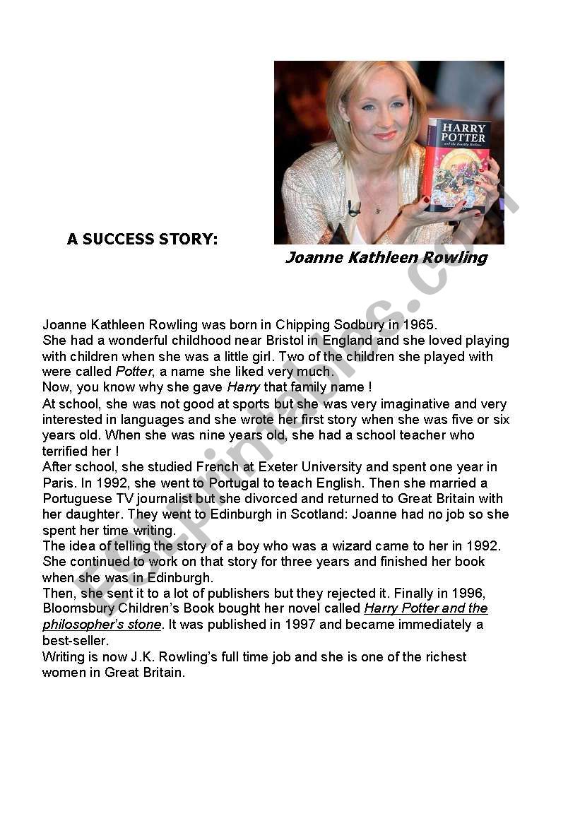 J.K. Rowling - A success story