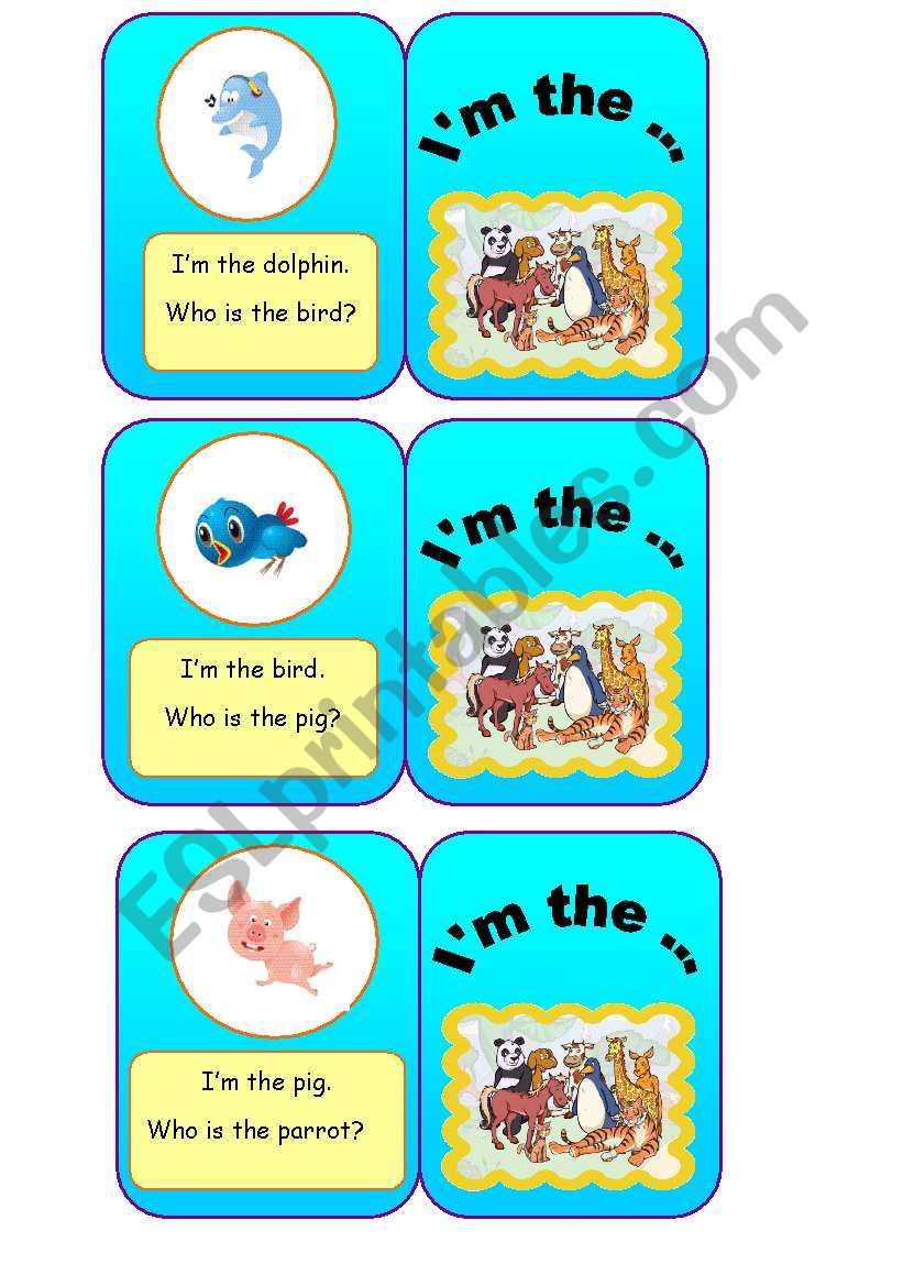 ANIMALS - Im the... (4/7) worksheet