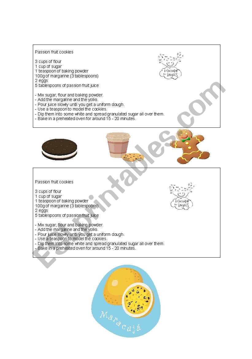 Passion fruit cookies - RECIPE