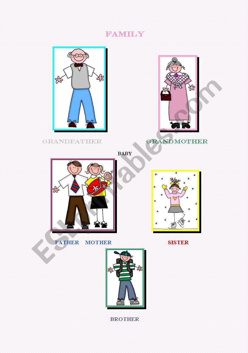 FAMILY worksheet