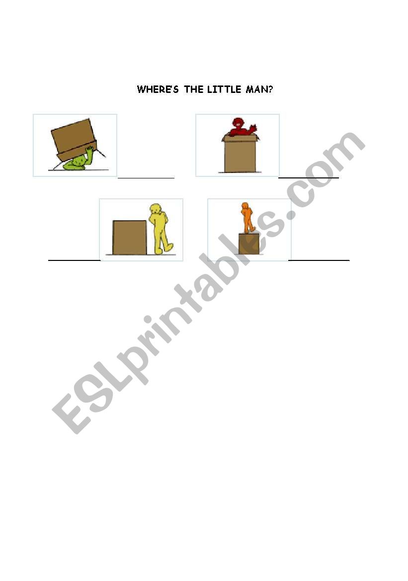 Prepositions worksheet