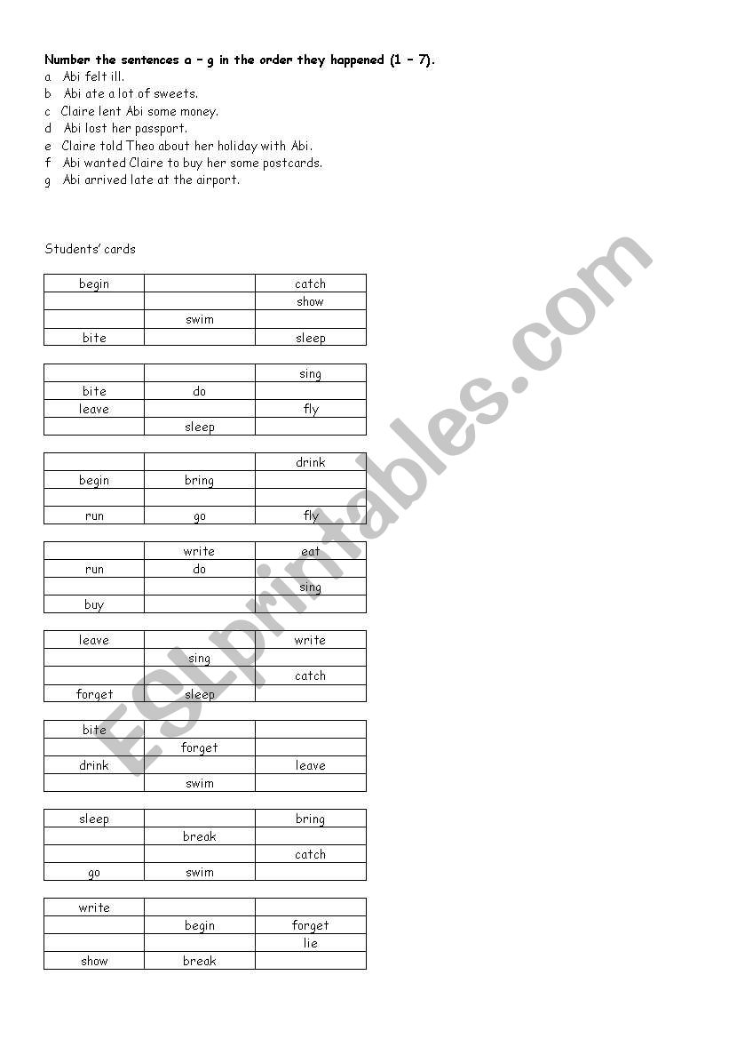 Have you ever....? worksheet