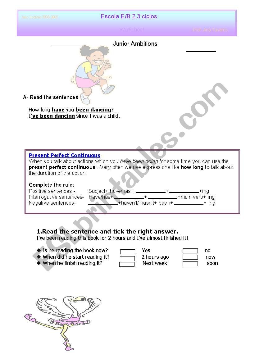 Present perfect simple and continuous part 1