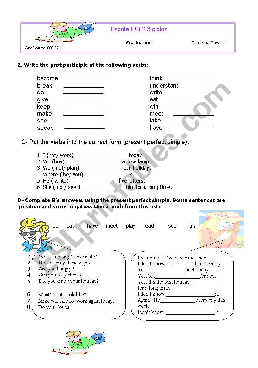 Present Perfect  and Present Perfect  Continuous  part 2