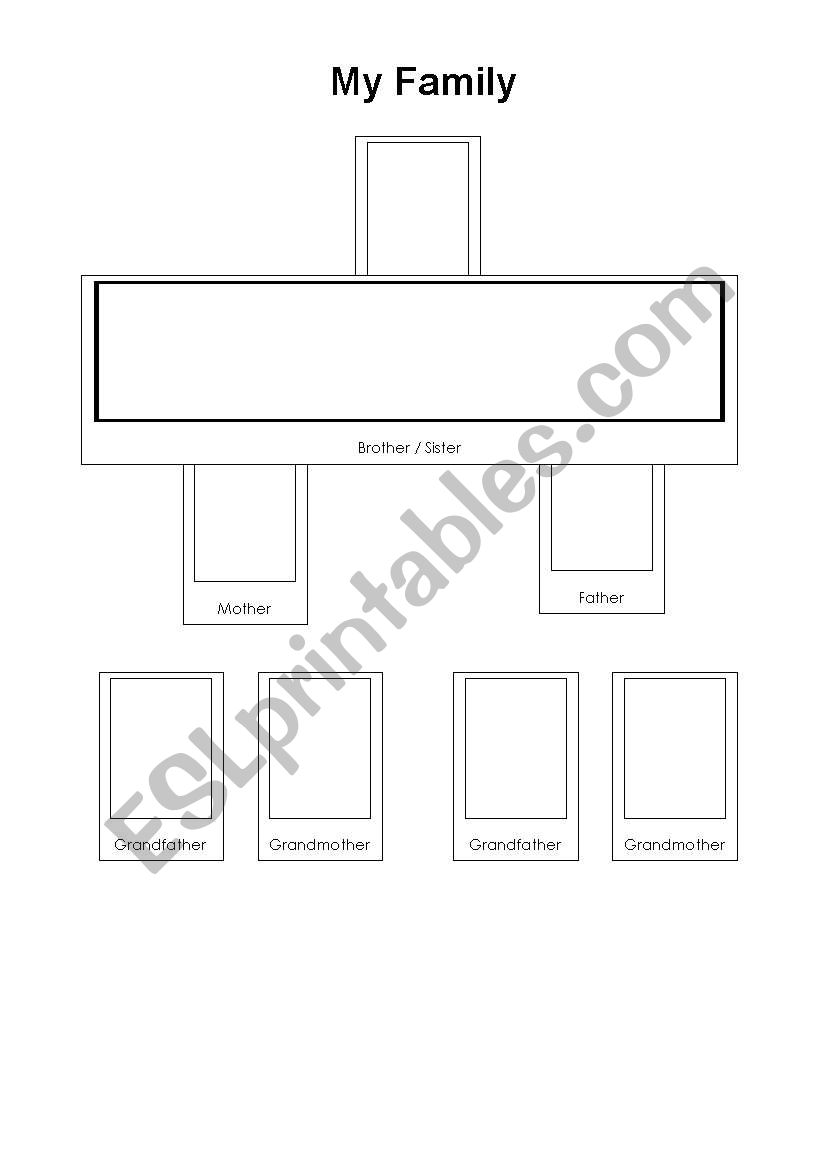 Family Tree worksheet