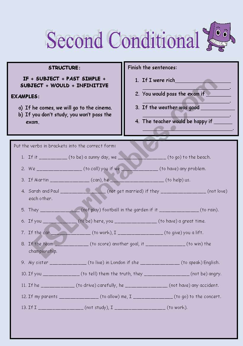 Second Conditional worksheet