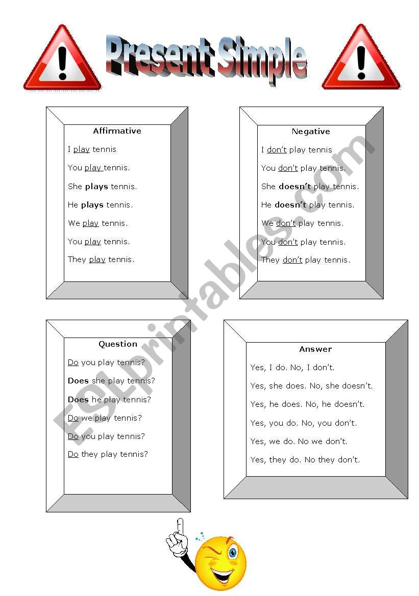 Present Simple worksheet