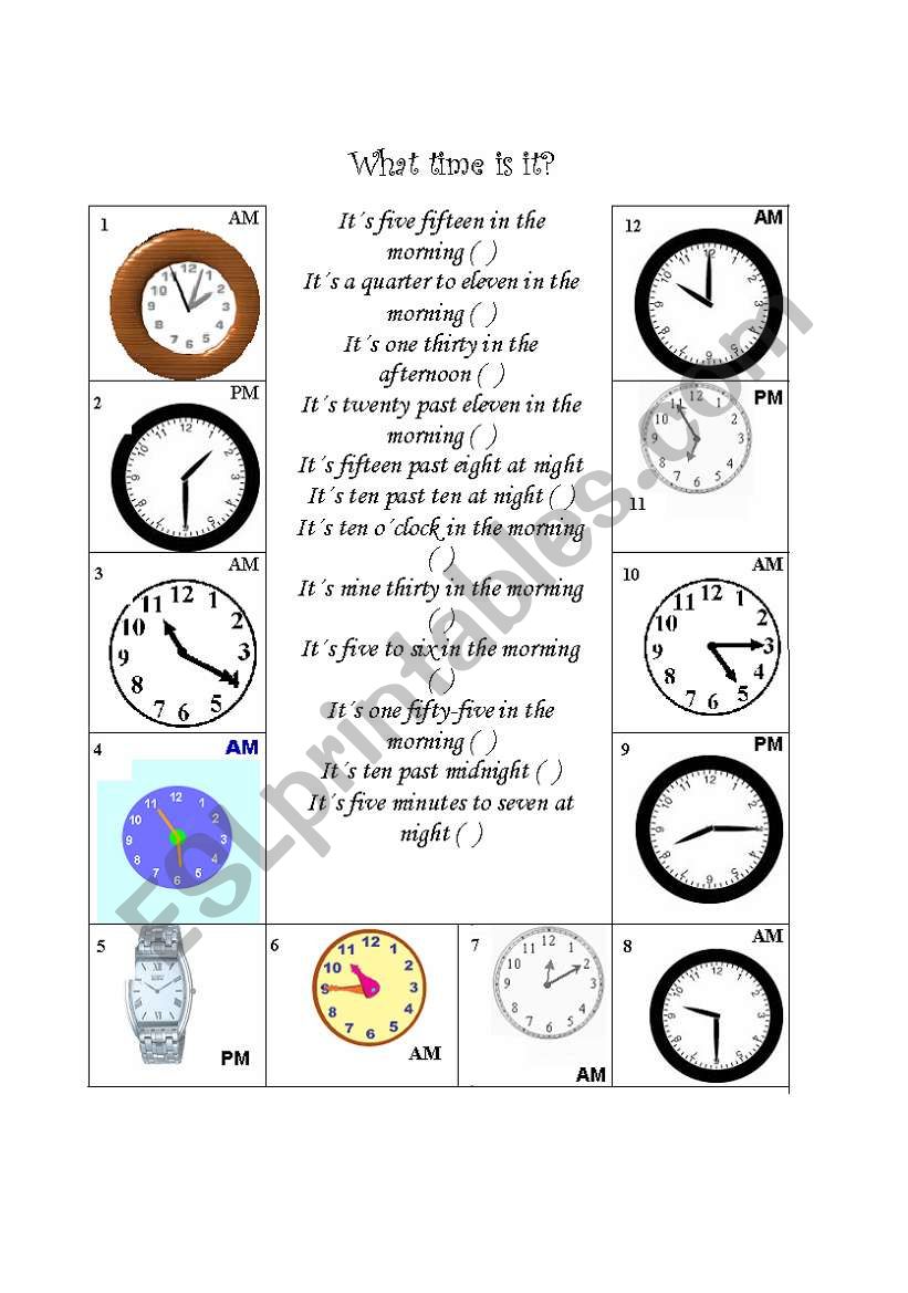 Hours worksheet