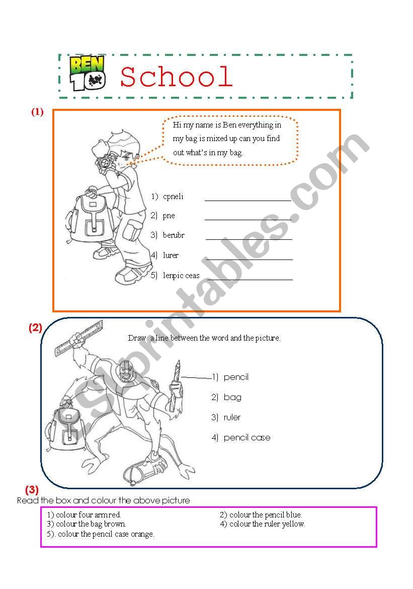 tell me why - ESL worksheet by ben 10