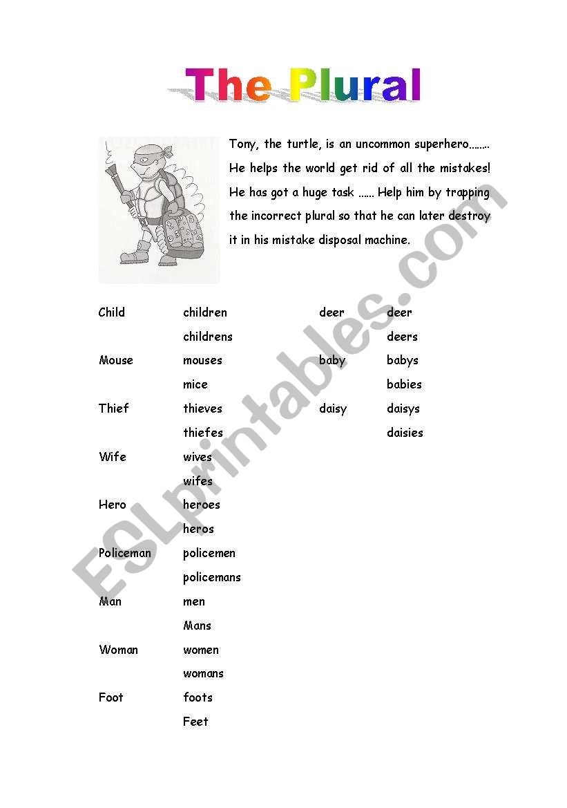 The Plural worksheet